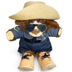 Vintage Jedgar Furskin Moody Hollow Sheriff 22" Xavier Roberts Limited Bear